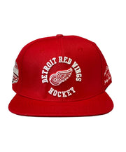 Pro Red Wings Embroidered Snapback Red