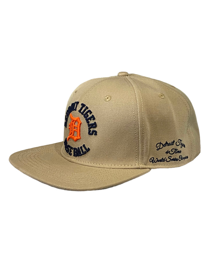 Pro Tigers Embroidered Snapback Khaki