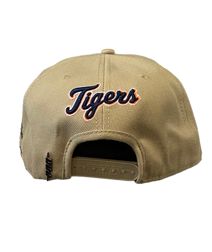 Pro Tigers Embroidered Snapback Khaki