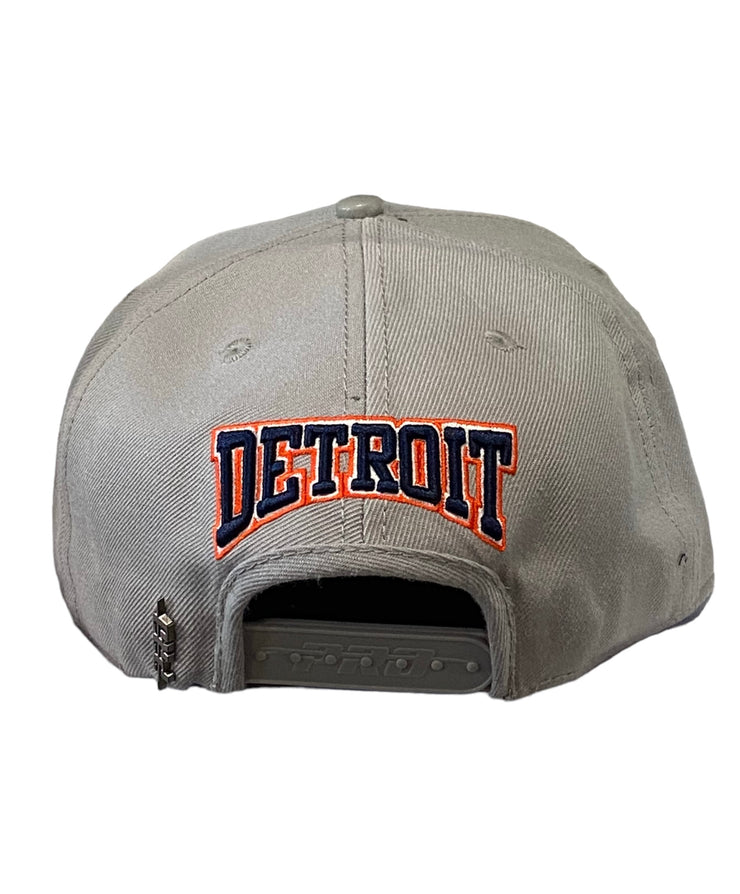 Pro Tigers Crest Embroidered Snapback Gray