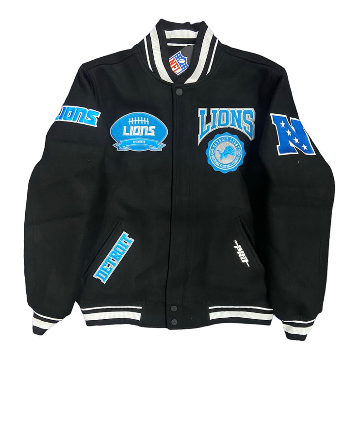 Pro Lions Logo Embroidered Jacket Black