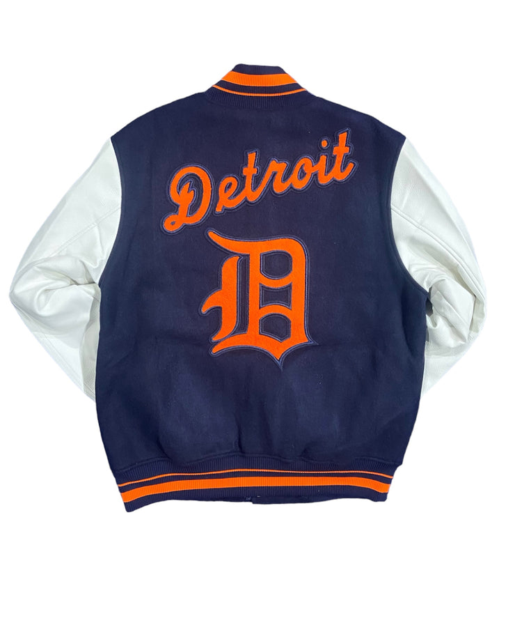 Pro Tigers Logo Embroidered Varsity Jacket