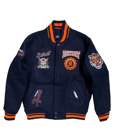 Pro Tigers Logo Embroidered Jacket Navy