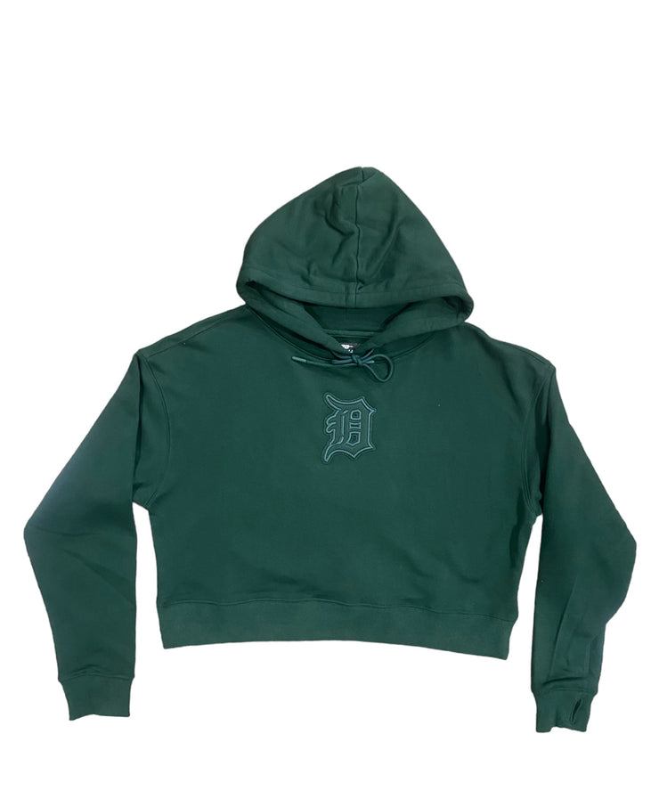Pro Tigers Womens Embroidered Hoodie Forest Green