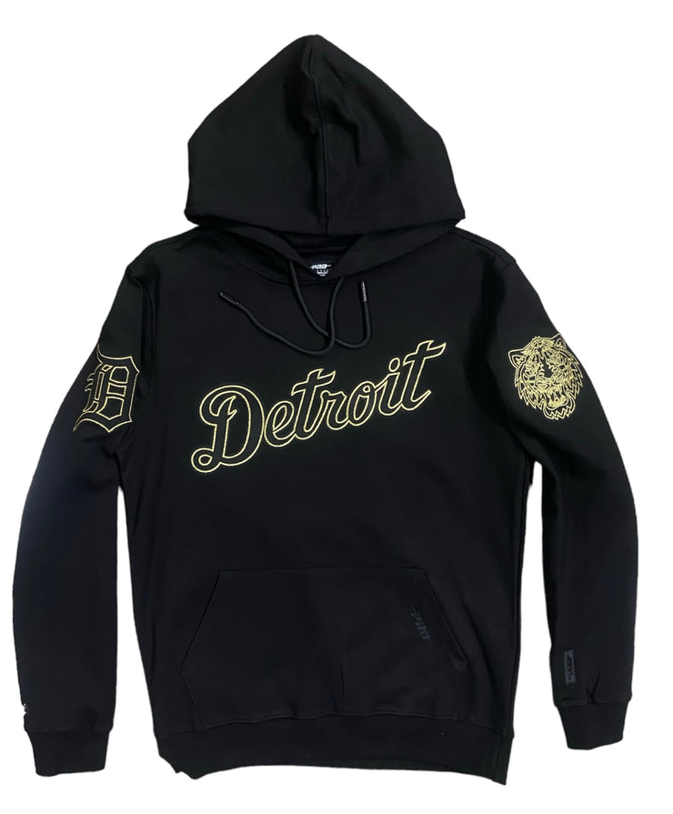 Pro Tigers Embroidered Hoodie Black/Gold