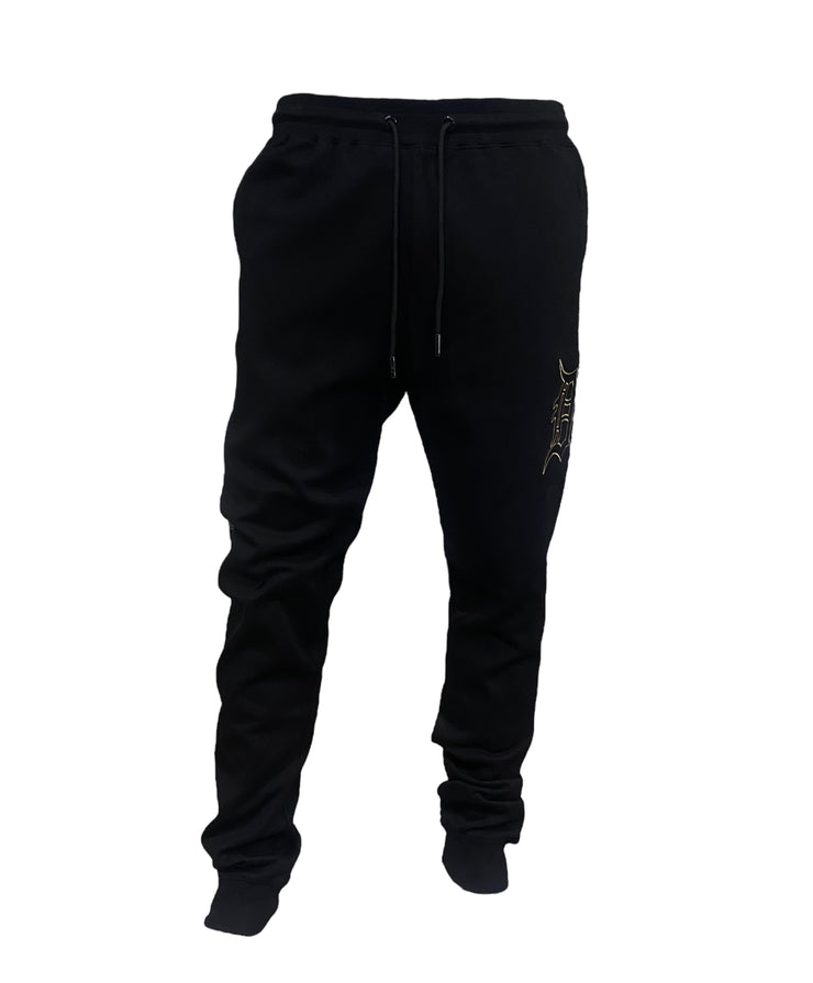 Pro Tigers Embroidered Jogger Black/Gold