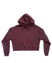 Pro Tigers Womens Embroidered Hoodie Wine