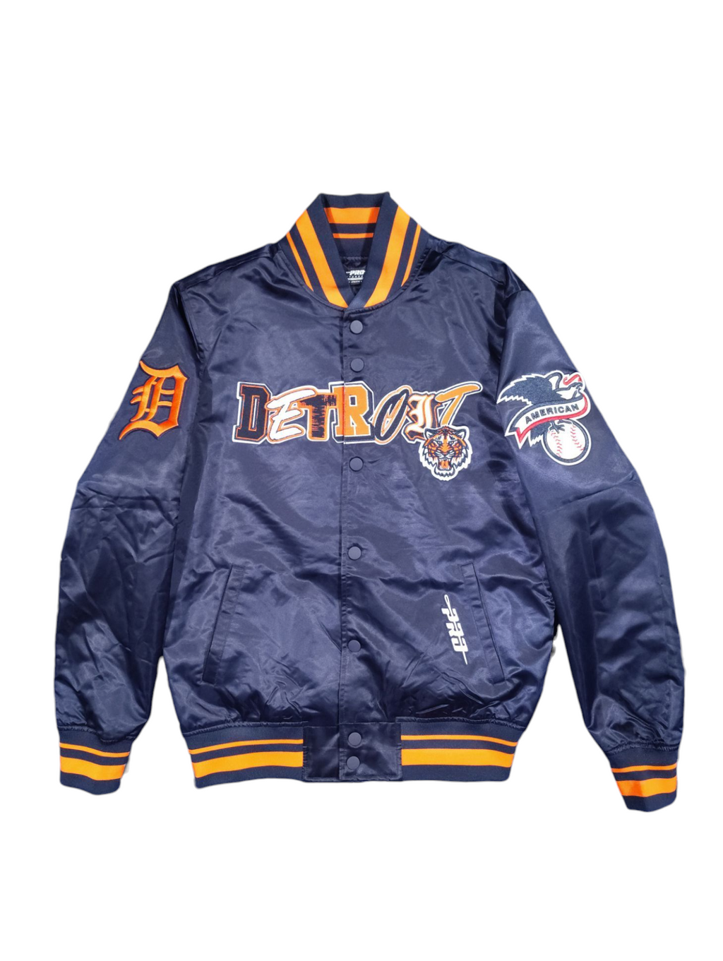 Pro Tigers Embroidered Graphic Logo Satin Jacket – Three Thirteen Store