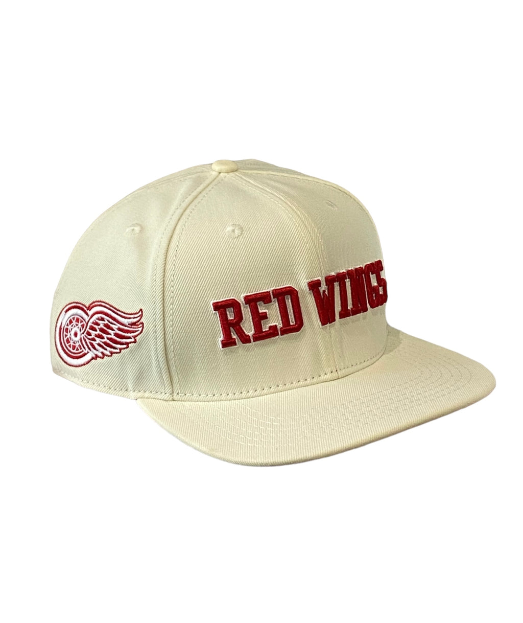 Pro Red Wings Team Embroidered Snapback Eggshell – Three Thirteen Store