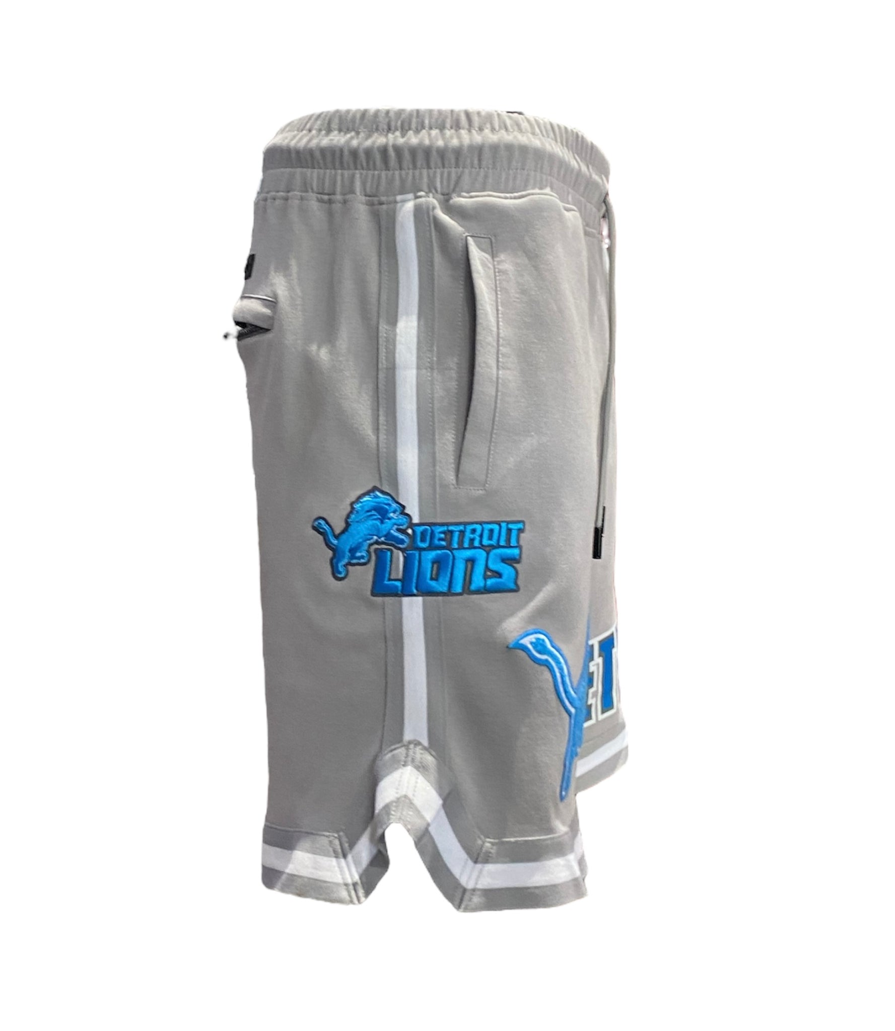 Pro Lions Logo Embroidered Shorts Gray/Blue
