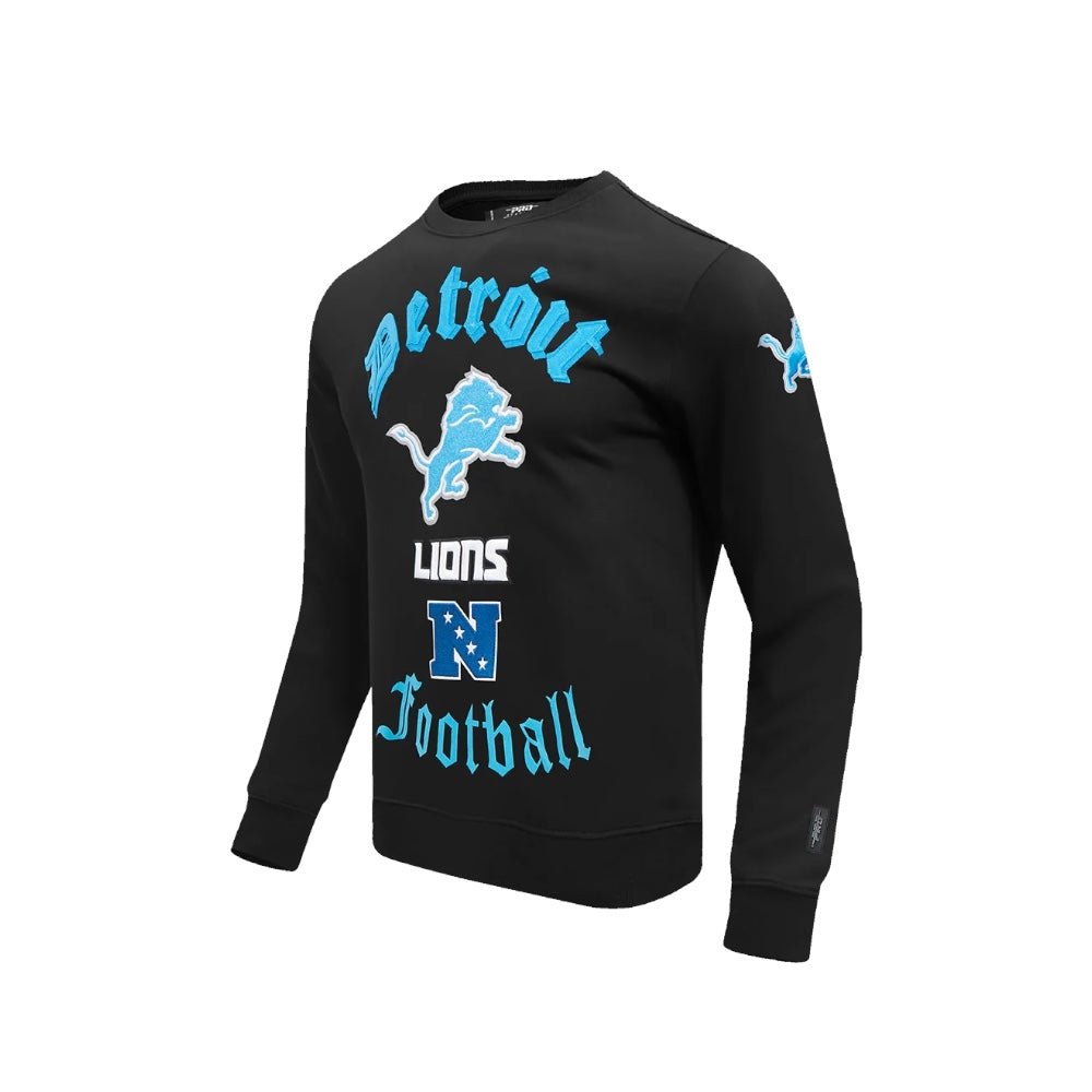 Pro Lions Old English Embroidered Sweatshirt Black