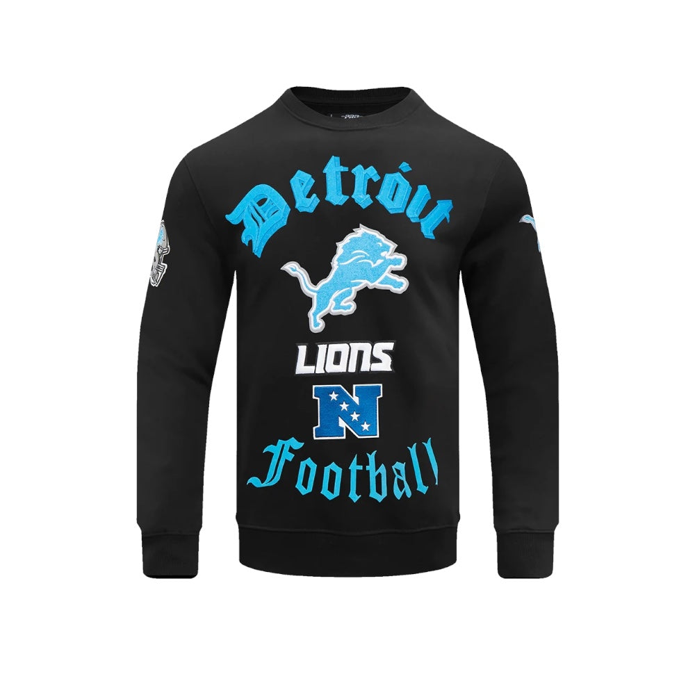 Pro Lions Old English Embroidered Sweatshirt Black