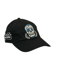 Pro Lions Sugar Skull Embroidered Dad Cap Black