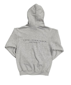 Love Life Swagger Detroit Hoodie Gray