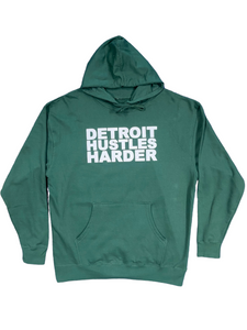 Detroit Hustles Harder Hoodie