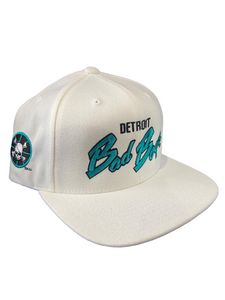 Detroit Bad Boys Snapback White/Teal