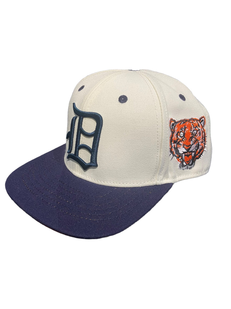 Pro Tigers Cooperstown Snapback White