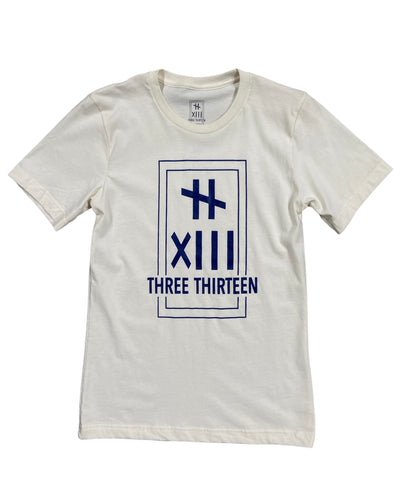 313 LOGO TEE Eggshell