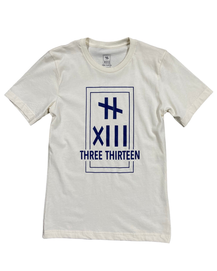 313 LOGO TEE Eggshell