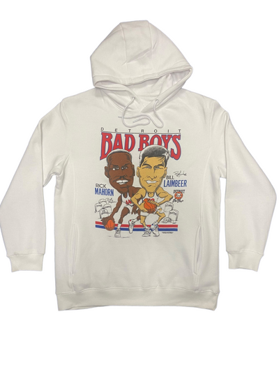 Detroit Bad Boys Mahorn Laimbeer Hoodie
