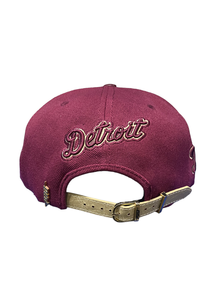 Pro Tigers Gator Strapback Burgundy