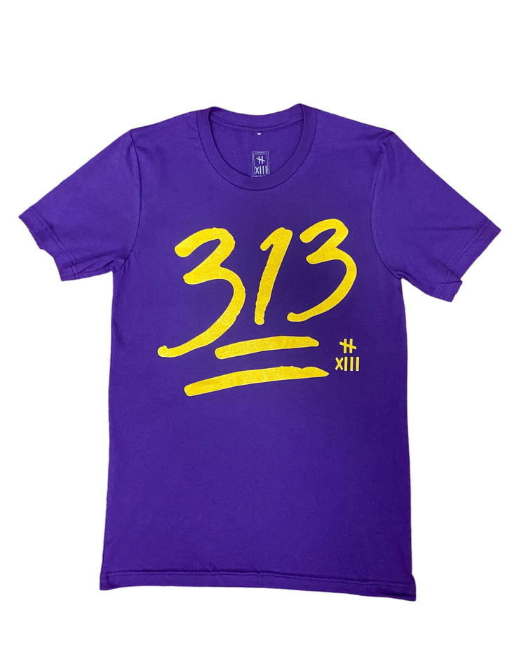 313 Tee Purple/Yellow
