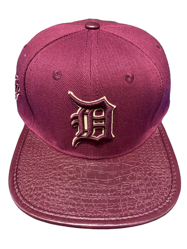 Pro Tigers Gator Strapback Burgundy