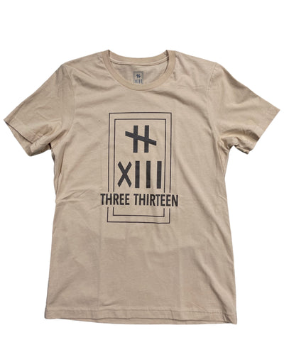 313 LOGO TEE Tan/Brwn