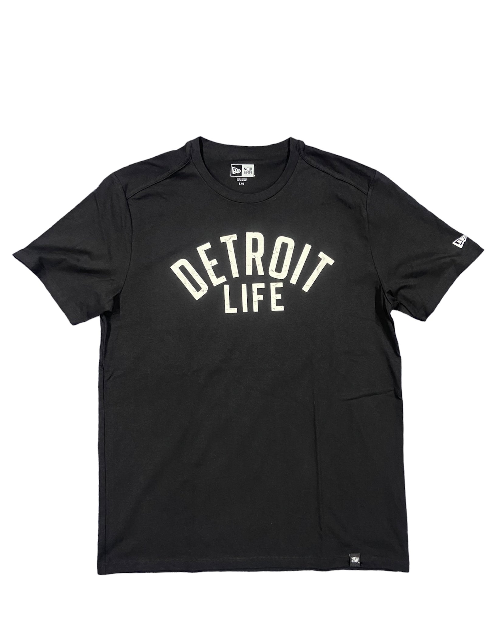 New Era Detroit Life Tee Black/White