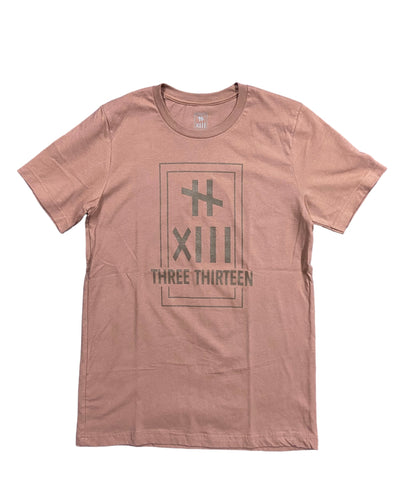 313 LOGO TEE Brwn