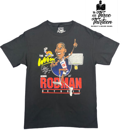 Detroit Bad Boys Dennis “The Worm” Rodman Tee