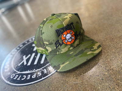 CAMO BAD BOYS SNAPBACK HAT